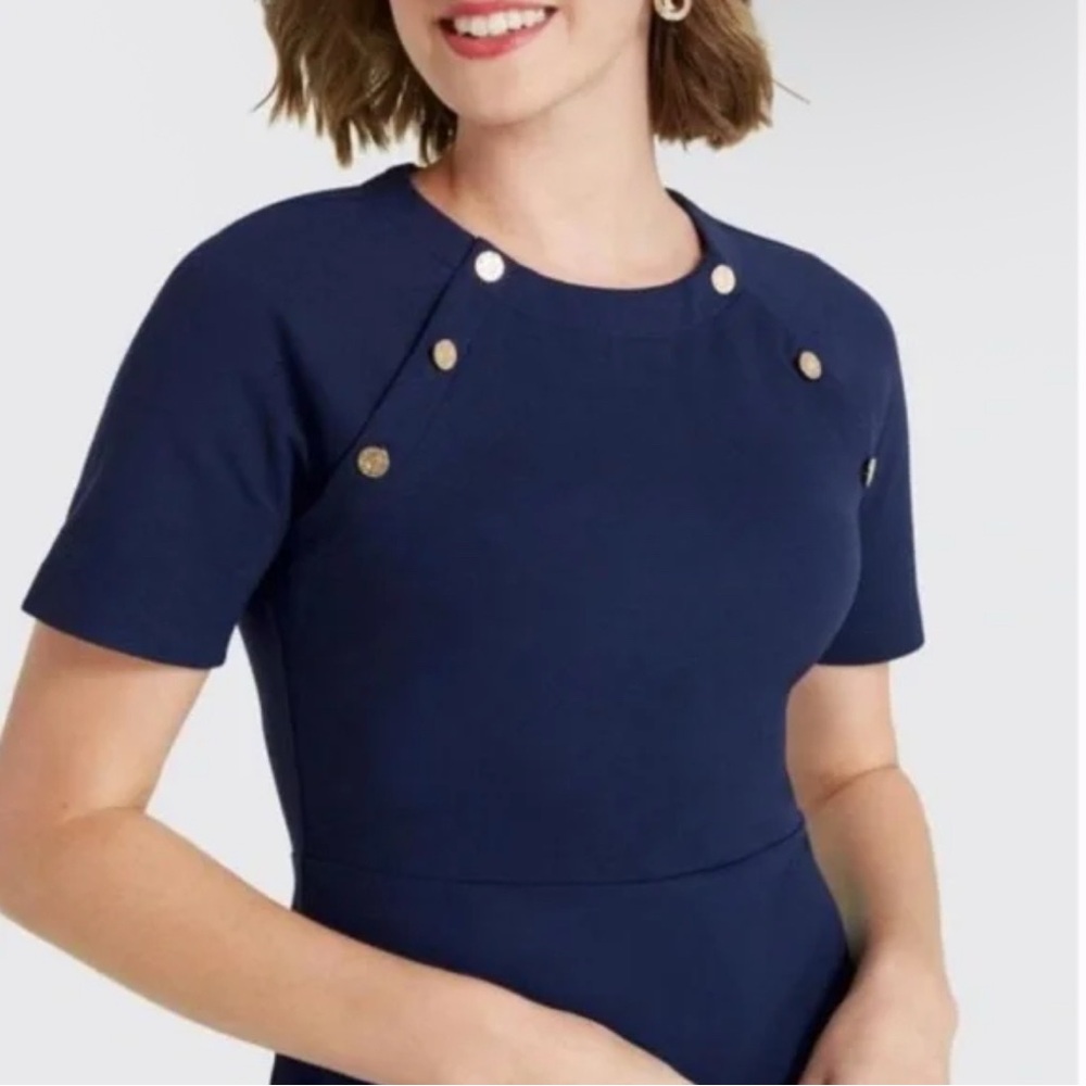 NWT Draper James Sailor Button Dress